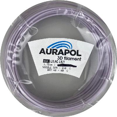 AURAPOL Vzorek PLA 3D Lilac Lily 1,75m