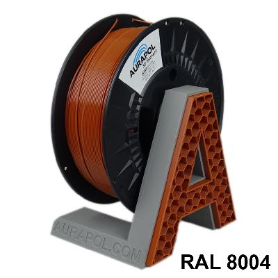 AURAPOL PET-G Filament Měděná hnědá 1 kg 1,75 mm