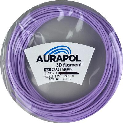 AURAPOL Vzorek PLA 3D Crazy Mauve 1,75m