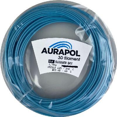AURAPOL Vzorek PLA 3D Summer Sky 1,75m