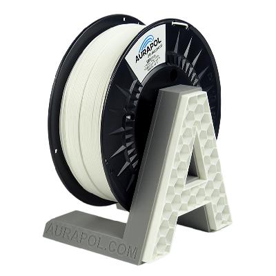 AURAPOL PLA 3D Filament Bílá 1 kg 2,85 mm