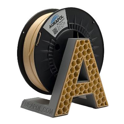 AURAPOL PLA 3D Filament Almond Silk 1 kg 1,75 mm