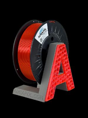 AURAPOL PET-G Filament Stained Orange Glass Transparent 1 kg 1,75 mm