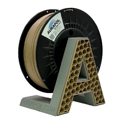 AURAPOL PLA 3D Filament Clay Brown 1 kg 1,75 mm