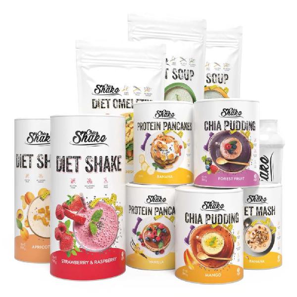 Chia Shake Atkinsova dieta na 4 týdny – 140 jídel