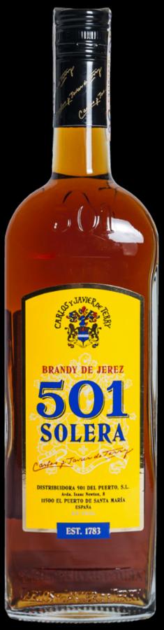 Brandy 501 Solera 36% 0,7l (holá láhev)