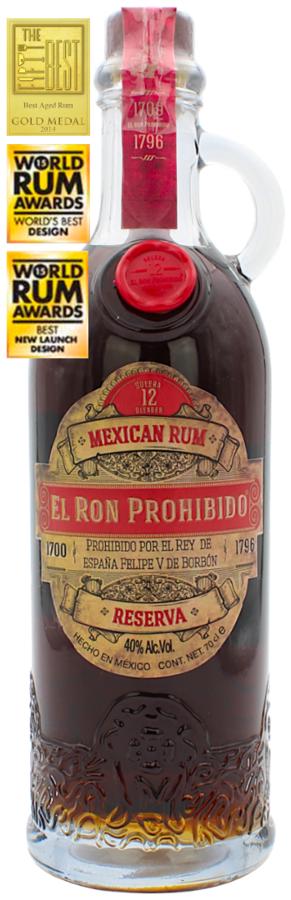El Ron Prohibido Solera 12 40% 0,7l – mexický rum habanero