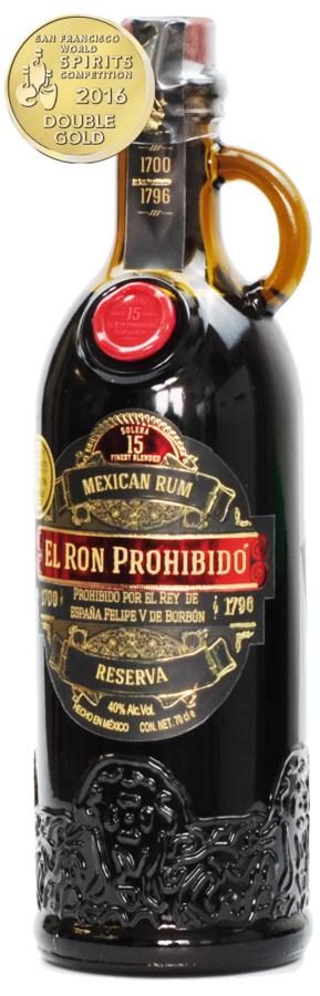 El Ron Prohibido Solera 15 Rum 40% 0,7l
