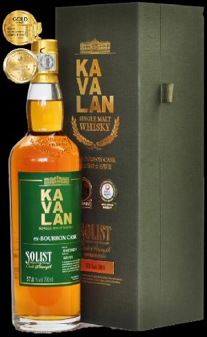 Kavalan Solist EX-BOURBON CASK 57,8% 0,7L (dárkové balení kazeta)