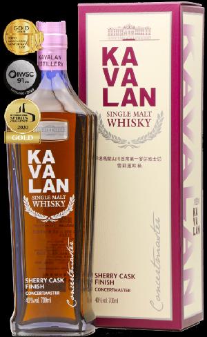 Kavalan Concertmaster Sherry 40% 0,7L (karton)