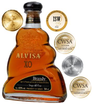 Alvisa XO Brandy 40% 0,5L – sametová elegance