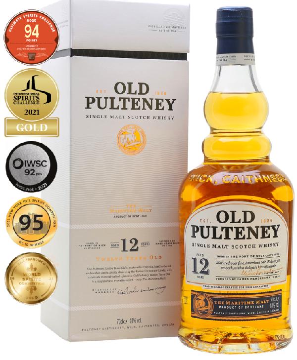 Old Pulteney 12YO Single Malt Scotch Whisky 40% 0,7l