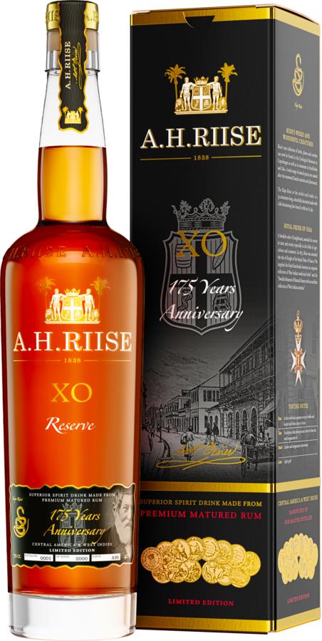 A.H. Riise XO 175 Years Anniversary rum 42% 0,7 l
