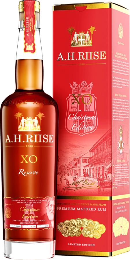 A.H. Riise XO Christmas 40% 0,7l – vánoční rum (karton)