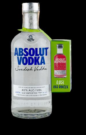 Absolut 40% 0.75L (set)
