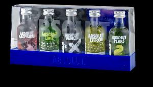 Absolut Mini Set 40% 5x0,05l (set)