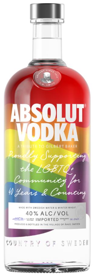 Absolut Gilbert Baker 2022 40% 1,0L – limitovaná edice