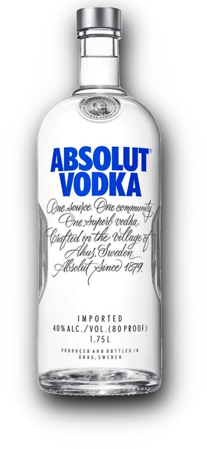 Absolut Vodka 40% 1,75l – velké balení