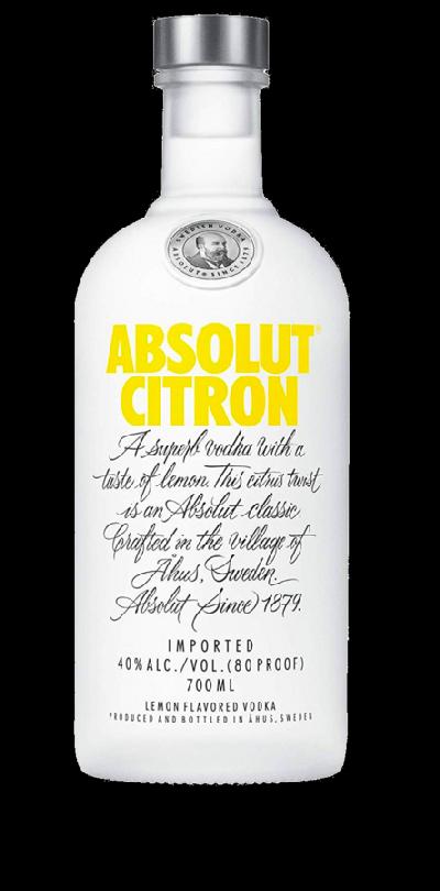 Absolut Citron 40% 0,7l (holá láhev)