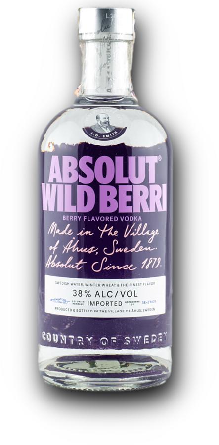 Absolut Wild Berri Lesní Ovoce Vodka 38% 0,7 l