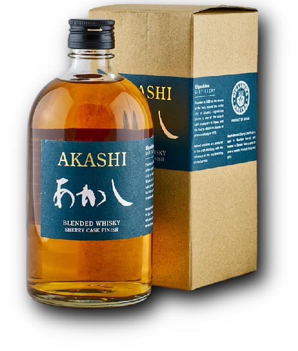 Akashi Blended Sherry Cask Finish 40% 0,5 l — karton
