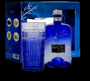 Akori Gin Premium 42% 0,7l (dárkové balení s 1 skleničkou)