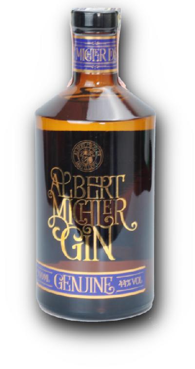 Albert Michler Gin GENUINE 44% 0.7L (holá láhev)