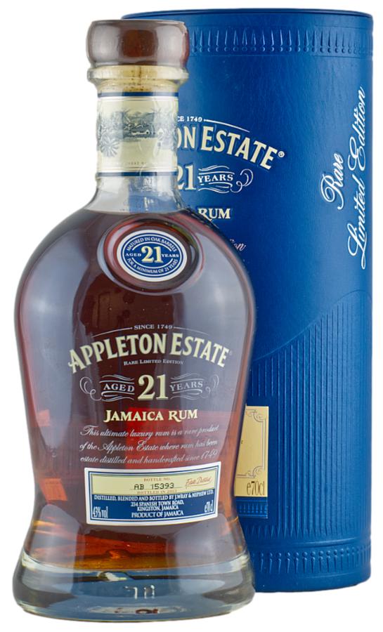 Appleton Estate 21YO Rum 43% 0,7 l – tuba