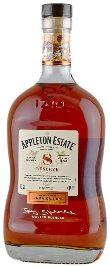 Appleton Estate 8YO Reserve 43% 0,7L (holá láhev)