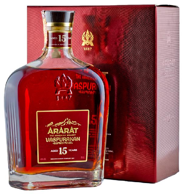 Ararat 15YO Vaspurakan 40% 0,7L – prémiový arménský brandy