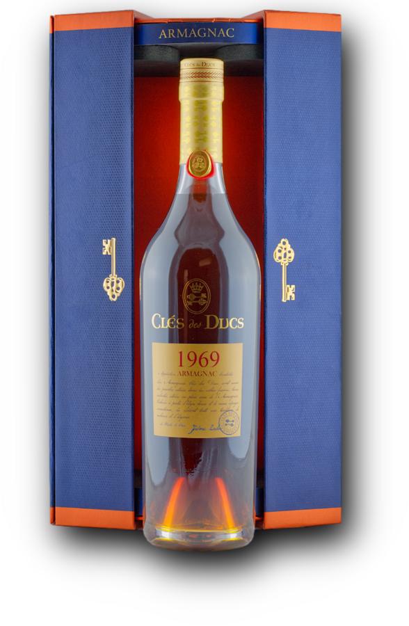 Clés des Ducs 1969 40% 0,7L – vzácný ročníkový armagnac