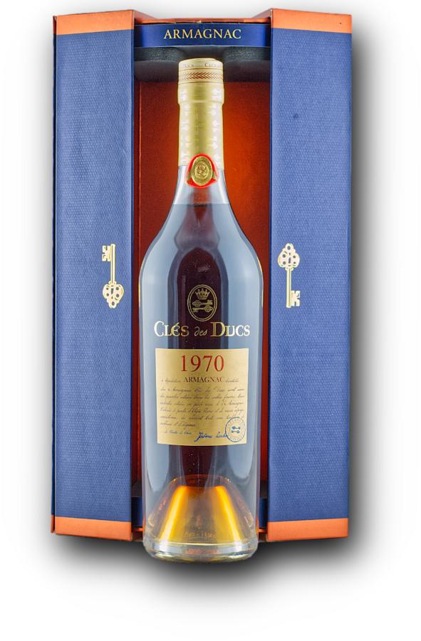 Clés des Ducs 1970 40% 0,7 l – ročníkový armagnac (dárkové balení kazeta)