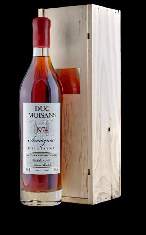 DUC Moisans Millesimé 1974 Armagnac 40% 0,7L (dárkové balení kazeta)