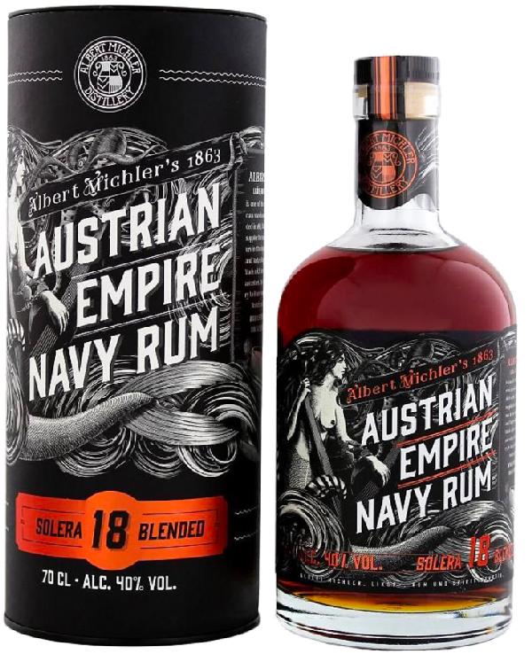 Austrian Empire Solera 18 40% 0,7L – 18 let zrání, tuba