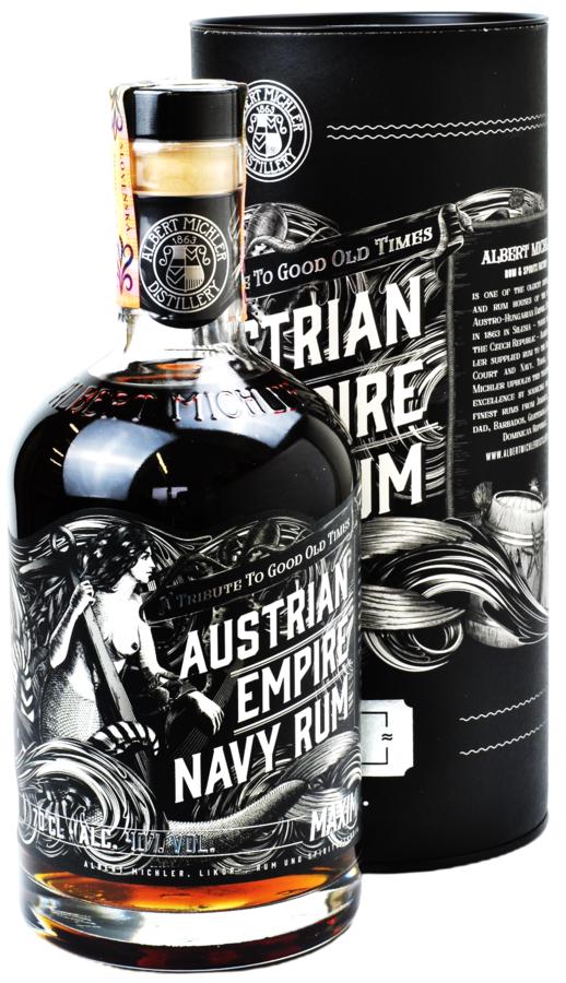 Austrian Empire Navy Rum Maximus 40% 0,7 l – dárková tuba