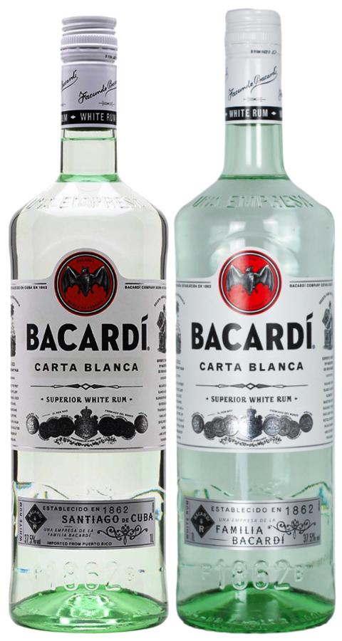Bacardi Carta Blanca bílý rum 37,5% 1 l