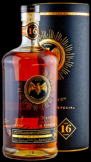 Bacardi 16YO 40% 1,0L (tuba)