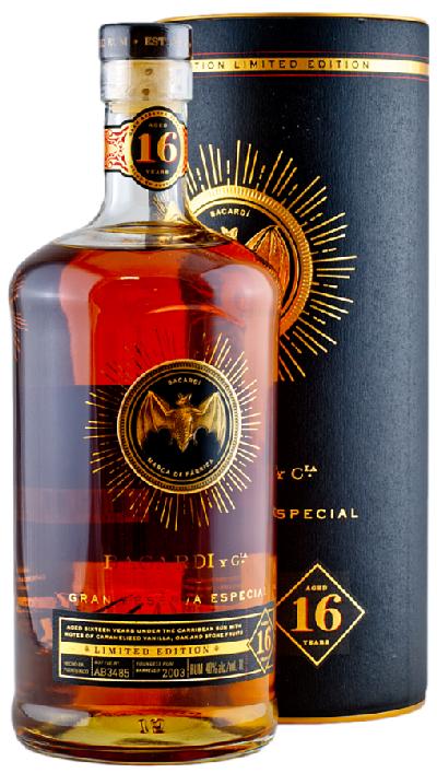 Bacardi 16YO 40% 1,0L (tuba)