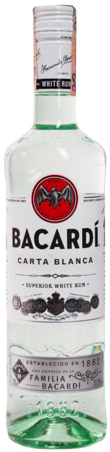 Bacardi Carta Blanca Rum 37,5% 0,7l – bílý rum