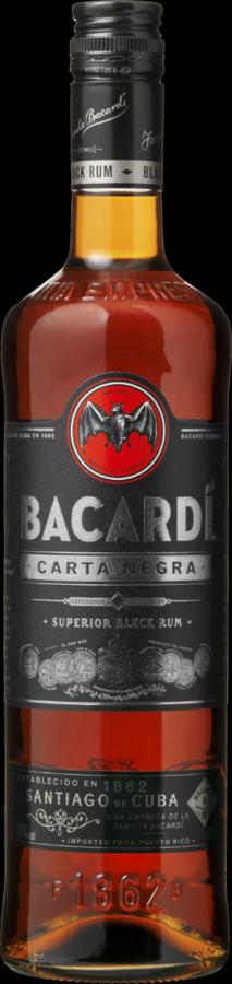 Bacardi Carta Negra 37,5% 0.7l (holá láhev)