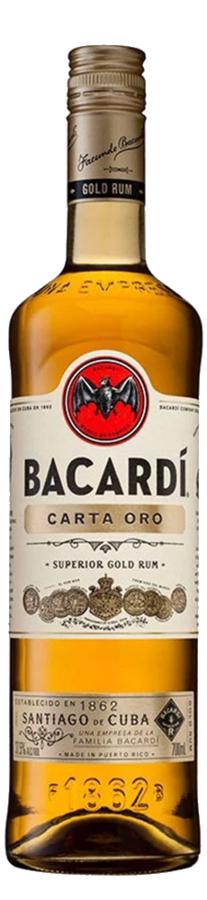 Bacardi Carta Oro 37,5% 0,7l (holá láhev)