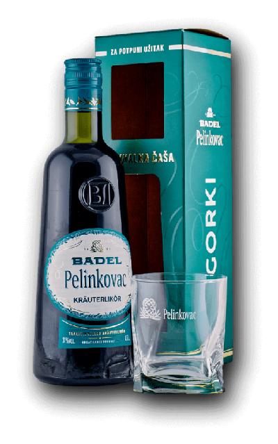 Badel Pelinkovac Gorki 31% 0.7L (dárkové balení s 1 sklenicí)