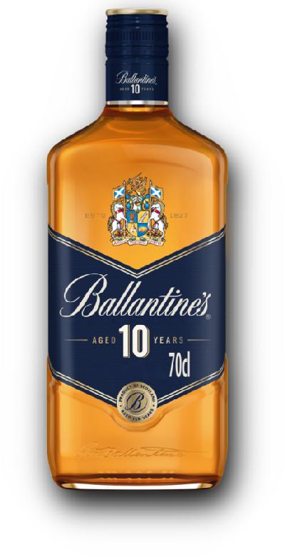 Ballantine's 10YO Blended Scotch Whisky 40% 0,7L