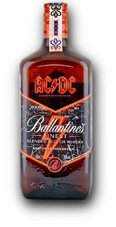 Ballantine's Finest AC/DC Limited Edition Design 40% 0,7L (holá láhev)