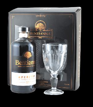 Bentianna Aperitif + 1 Sklenice 13% 0,7L (dárkové balení s 1 sklenicí)