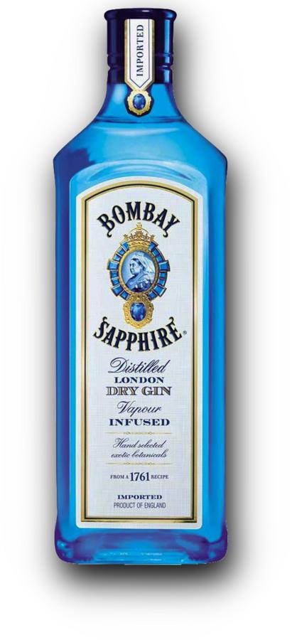 Bombay Sapphire 40% 1,0l – London Dry Gin (holá lahev)