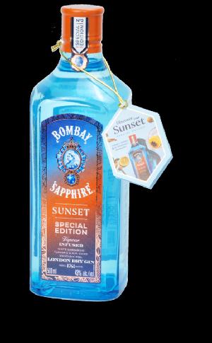 Bombay Sapphire Sunset GIN 43% 0.5L (holá láhev)