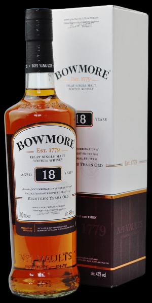 Bowmore 18YO 43% 0,7l (kartón)