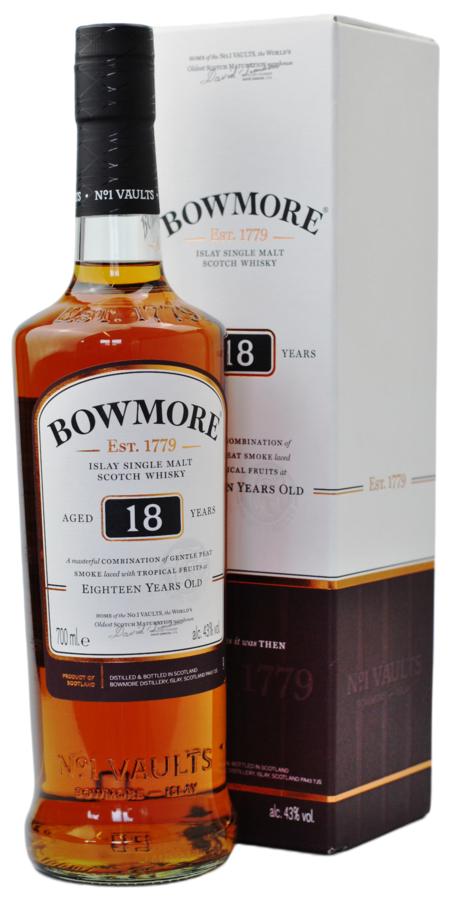 Bowmore 18YO Islay Single Malt Whisky 43% 0,7 l