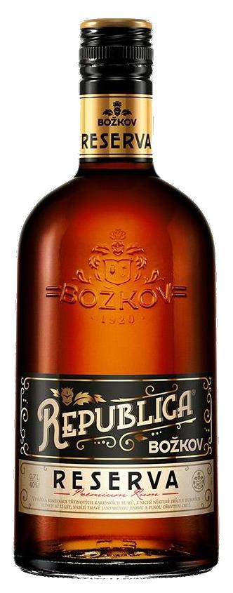 Božkov Republica Reserva 40% 0,7L (holá láhev)